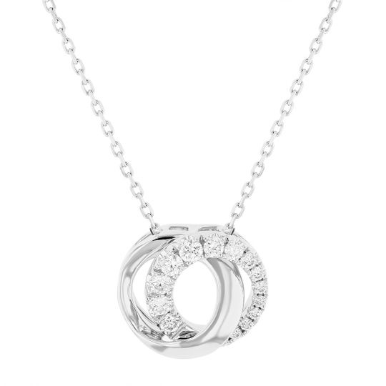 interlocking circle necklace