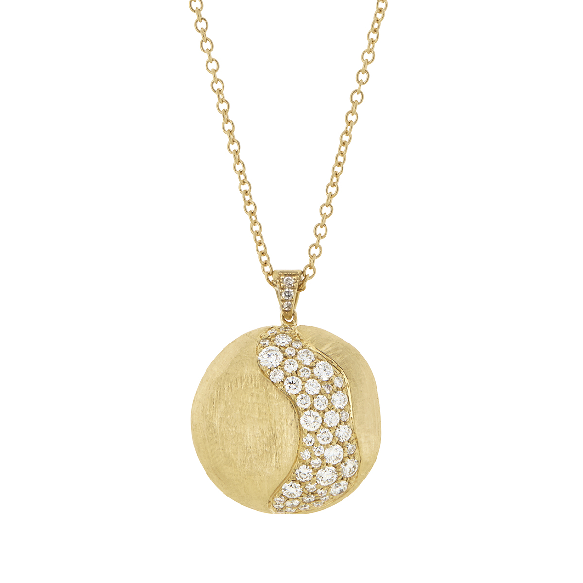 Marco Bicego Africa Constellation Large Pendant Necklace in Yellow Gold