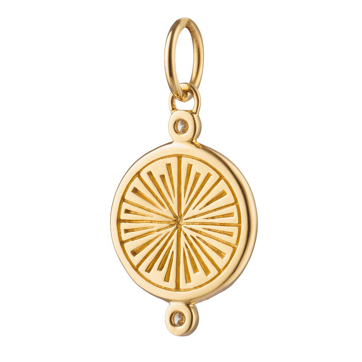Monica Rich Kosann Queen Bee Yellow Gold Charm with Diamonds