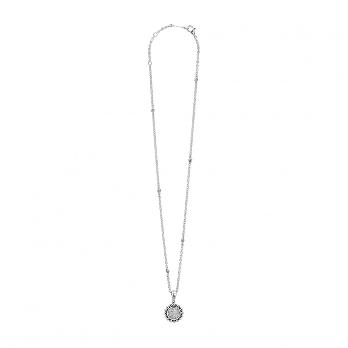 LAGOS Caviar Spark Diamond Pendant Necklace