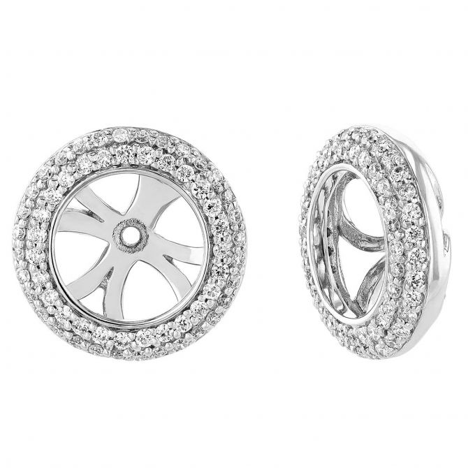 Diamond Stud Earring Jackets I 64Facets Fine Jewelry