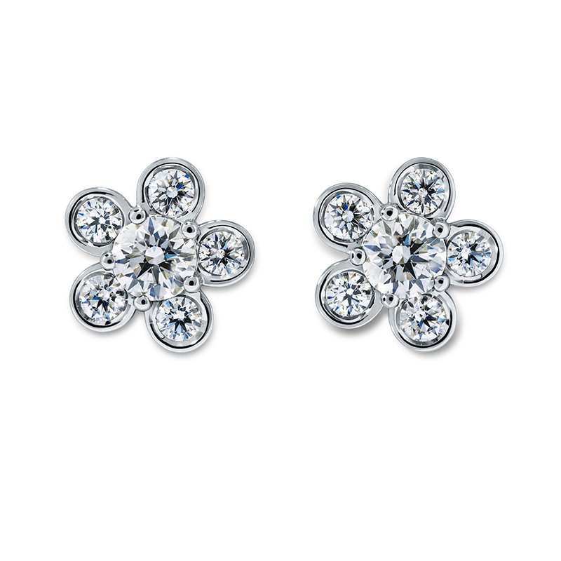 Atelier Swarovski DIAMA Swarovski Created Diamond Bloom Stud Earrings ...