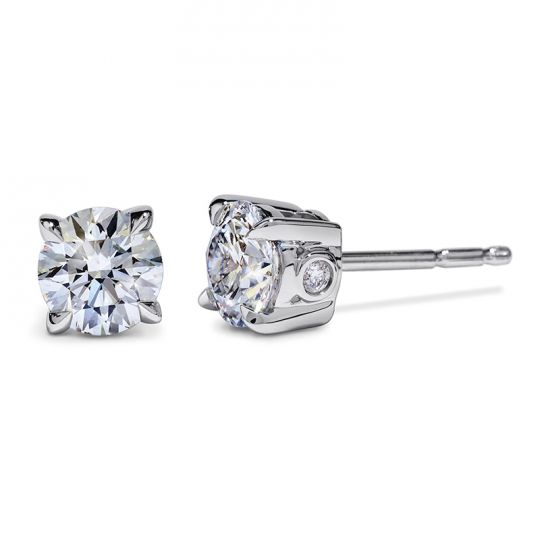 Atelier Swarovski Diama Essentials Created Diamond Stud Earrings In White Gold 0 70 Cttw Atelier Swarovski Diama Essentials Created Diamond Stud Earrings In White Gold 0 70 Cttw
