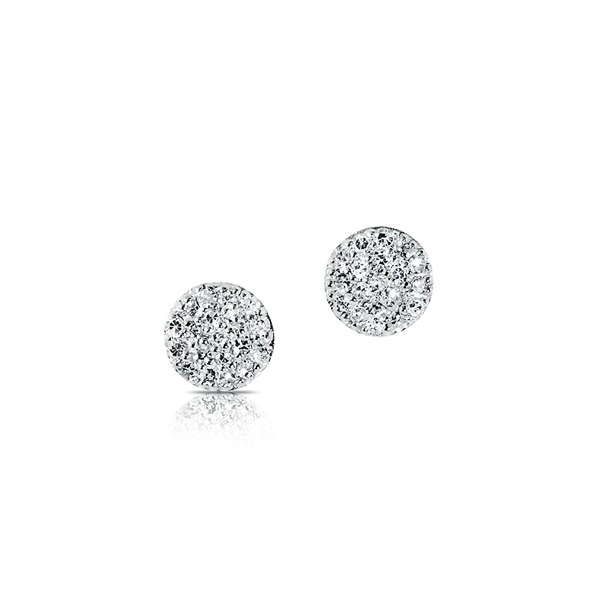 Phillips House Diamond Infinity Micro Stud Earrings in Yellow Gold