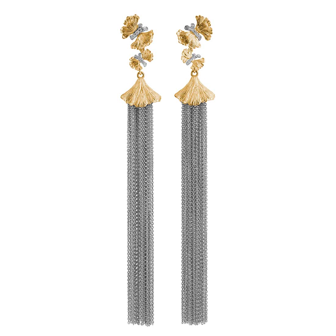 Michael Aram 18K Yellow Gold & Sterling Silver Diamond ...