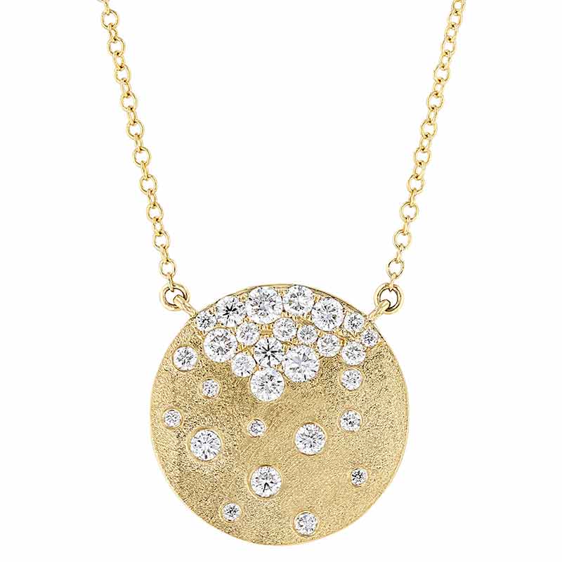 Diamond scatter necklace deals