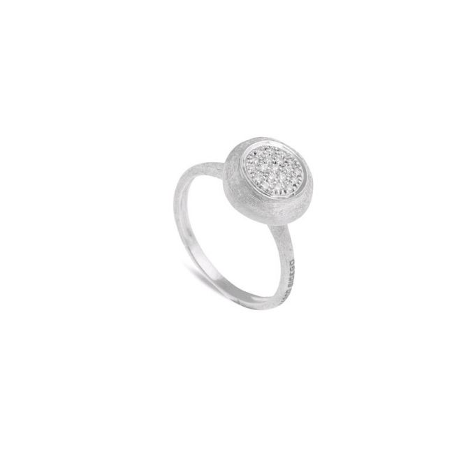 Marco Bicego Jaipur Diamond White Gold Medium Stackable Ring