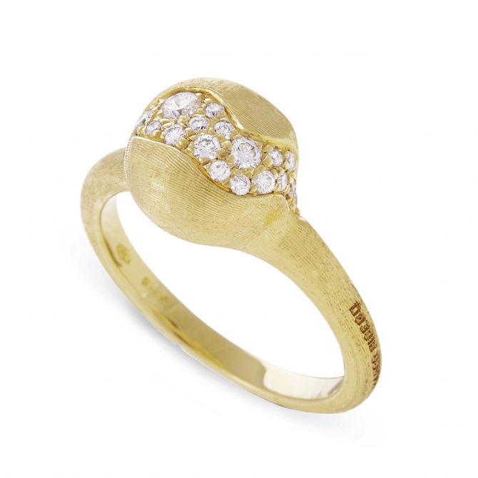 Marco Bicego Africa Constellation Small Diamond Ring in Yellow Gold
