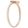 Diamond Pavé Dainty Star Ring in Rose Gold