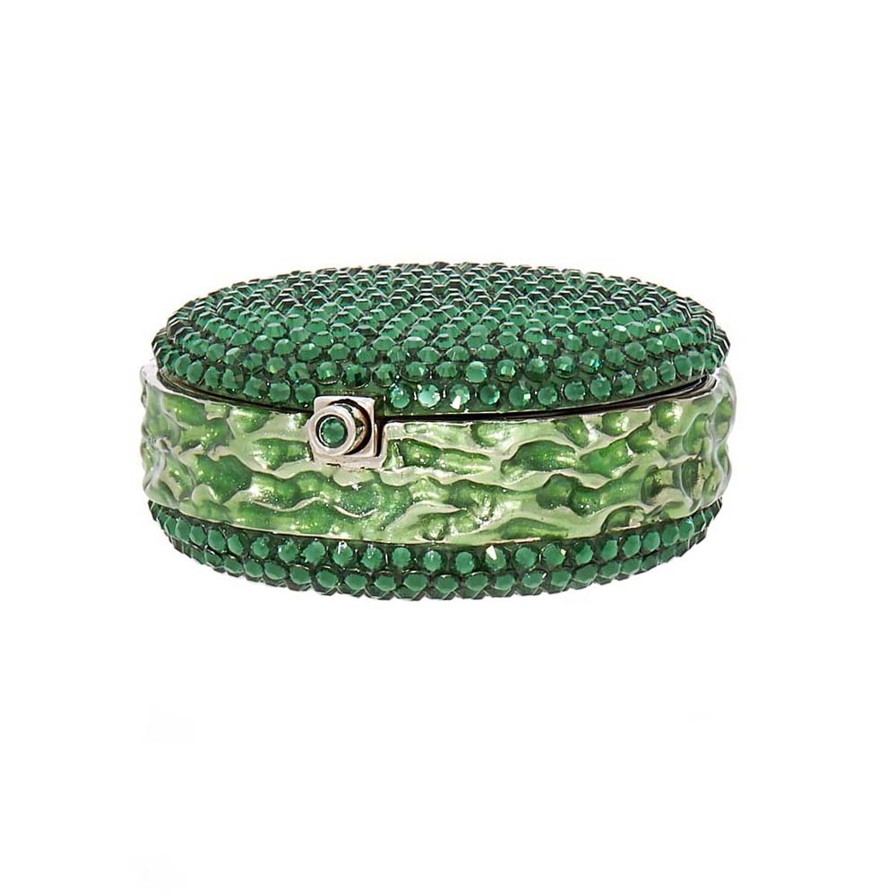 Judith Leiber Macaron Pillbox, Pistachio