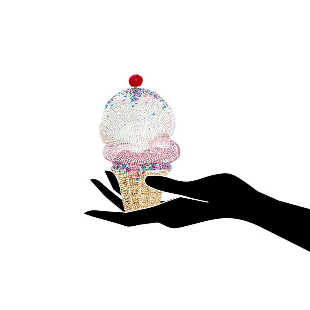 Judith Leiber Cherry On Top Ice Cream Scoops