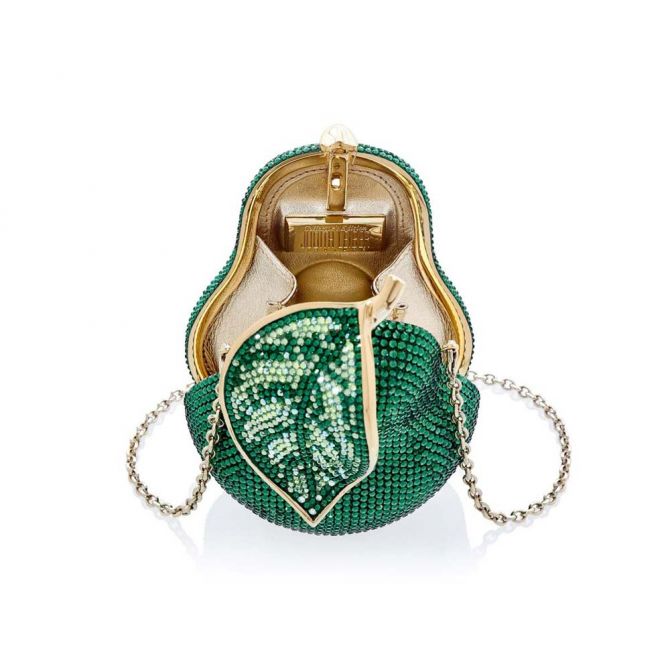 Judith Leiber Avocado Clutch