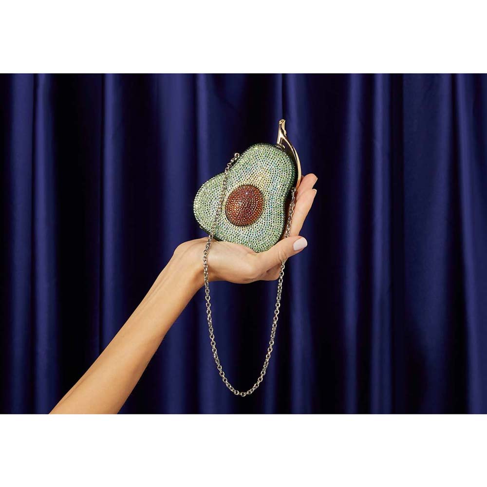 Judith Leiber Avocado Clutch