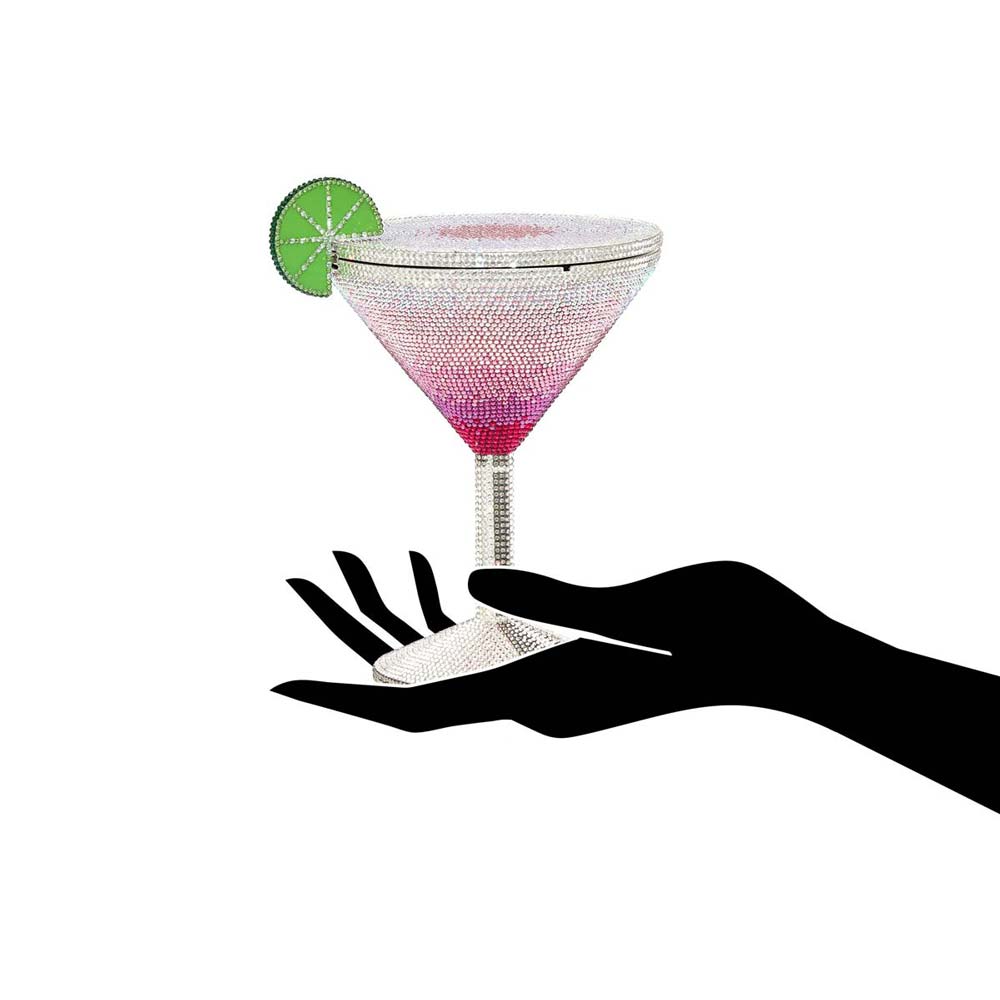 Judith Leiber Martini Cosmopolitan Clutch