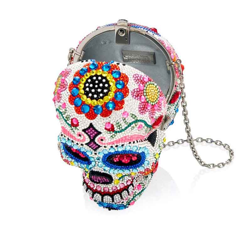 Judith Leiber Skull Calavera Clutch