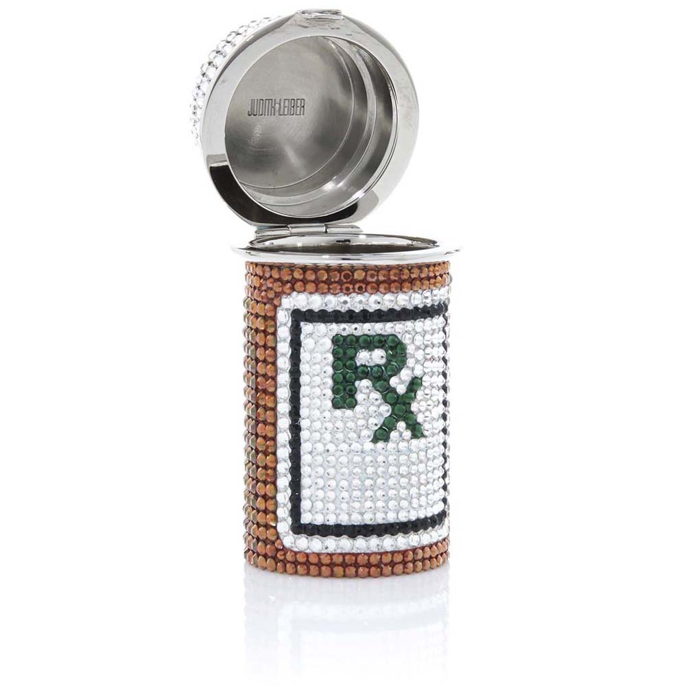 Judith Leiber RX Prescription Bottle Pillbox