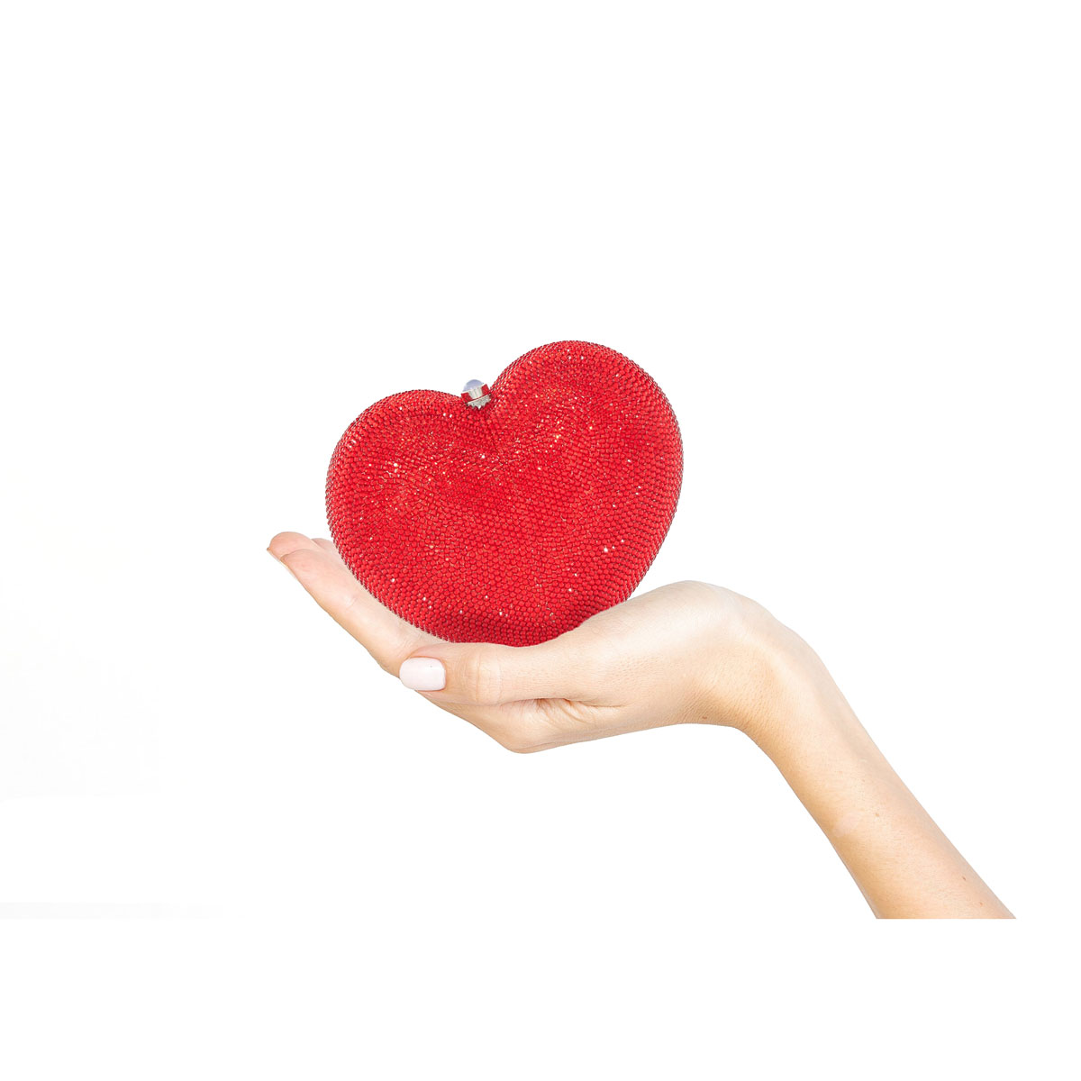 Judith Leiber L'Amour Petit Coeur, Red