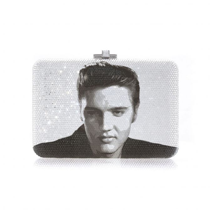Judith Leiber Elvis Slim Slide Clutch