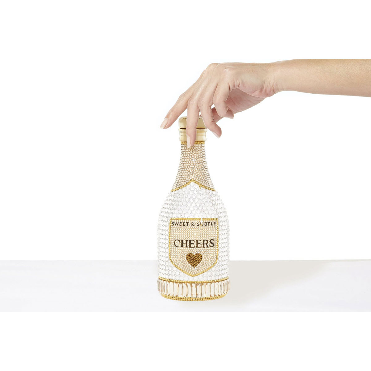 Judith Leiber Bottle Forever Clutch Handbag