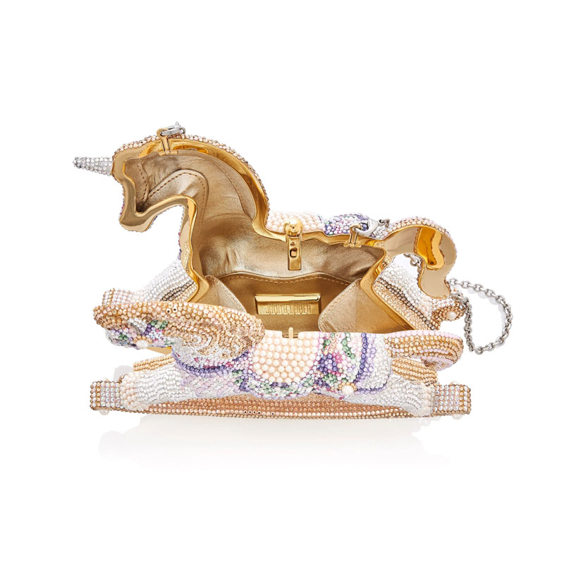 Judith Leiber Rocking Horse Clutch, Willow