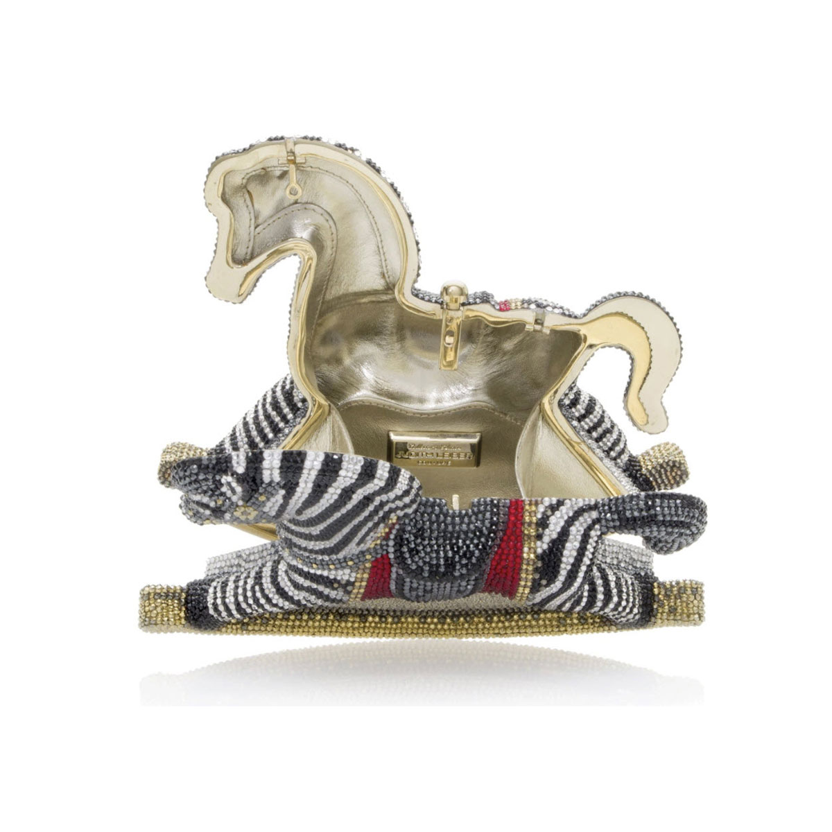 Judith Leiber Rocking Horse Clutch Handbag, Toby
