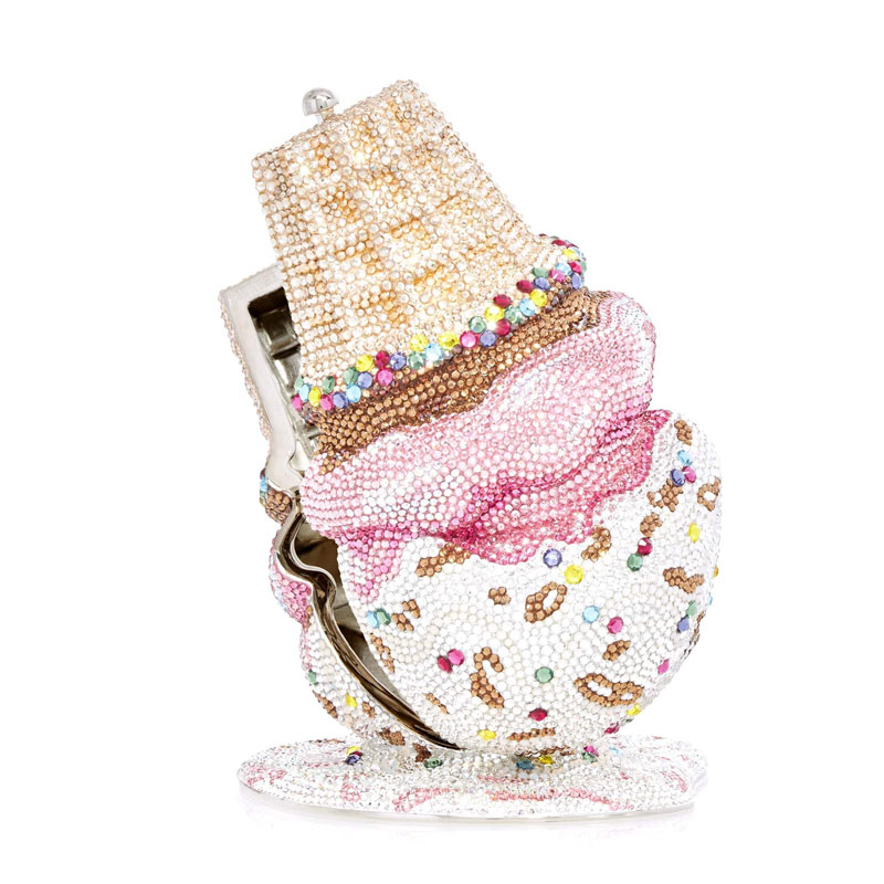 Judith Leiber Oops Upside Down Cone Clutch