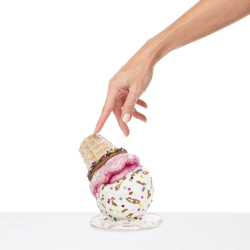 Judith Leiber Oops Upside Down Cone Clutch