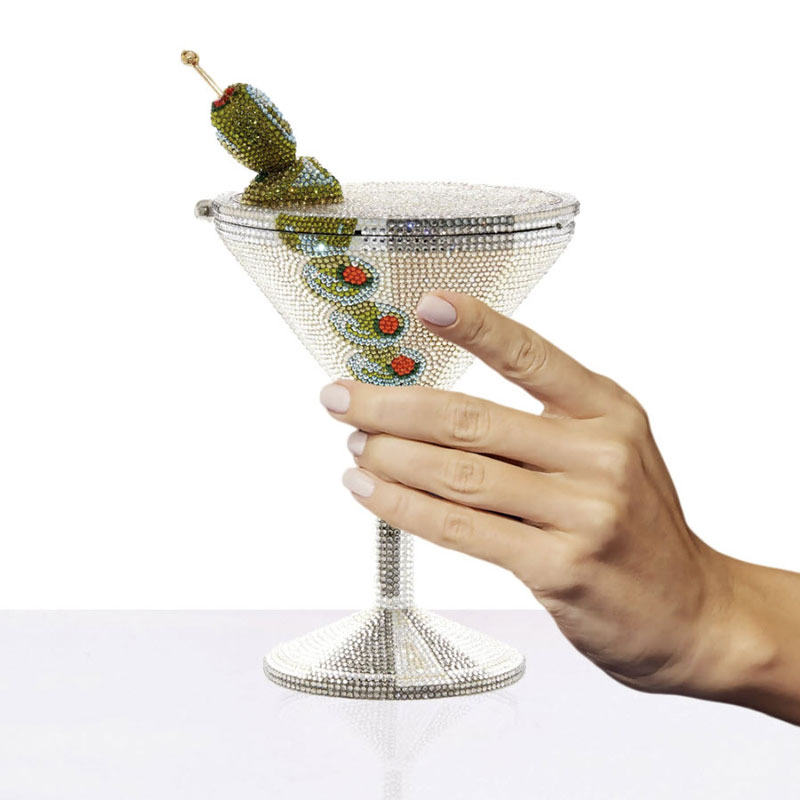 Judith Leiber Martini Clutch