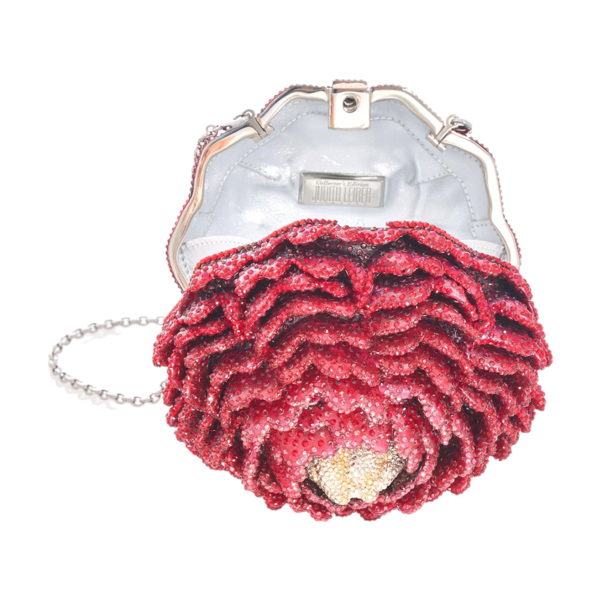 Judith Leiber Peony Flame Clutch