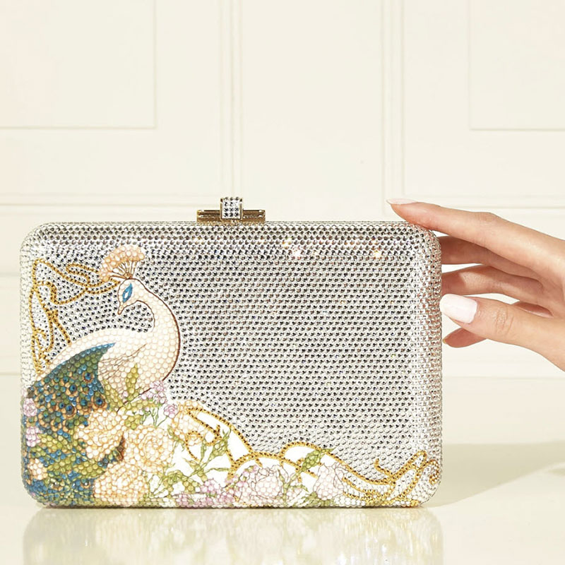 Judith Leiber Slim Slide Regal Clutch