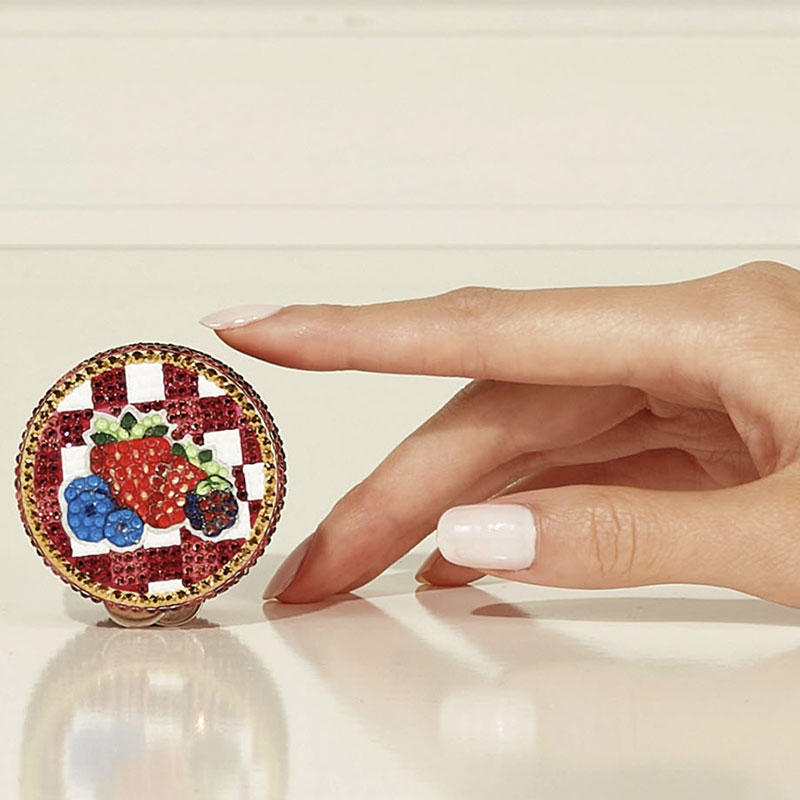 Judith Leiber Judith's Jelly Jar Miniature Pillbox