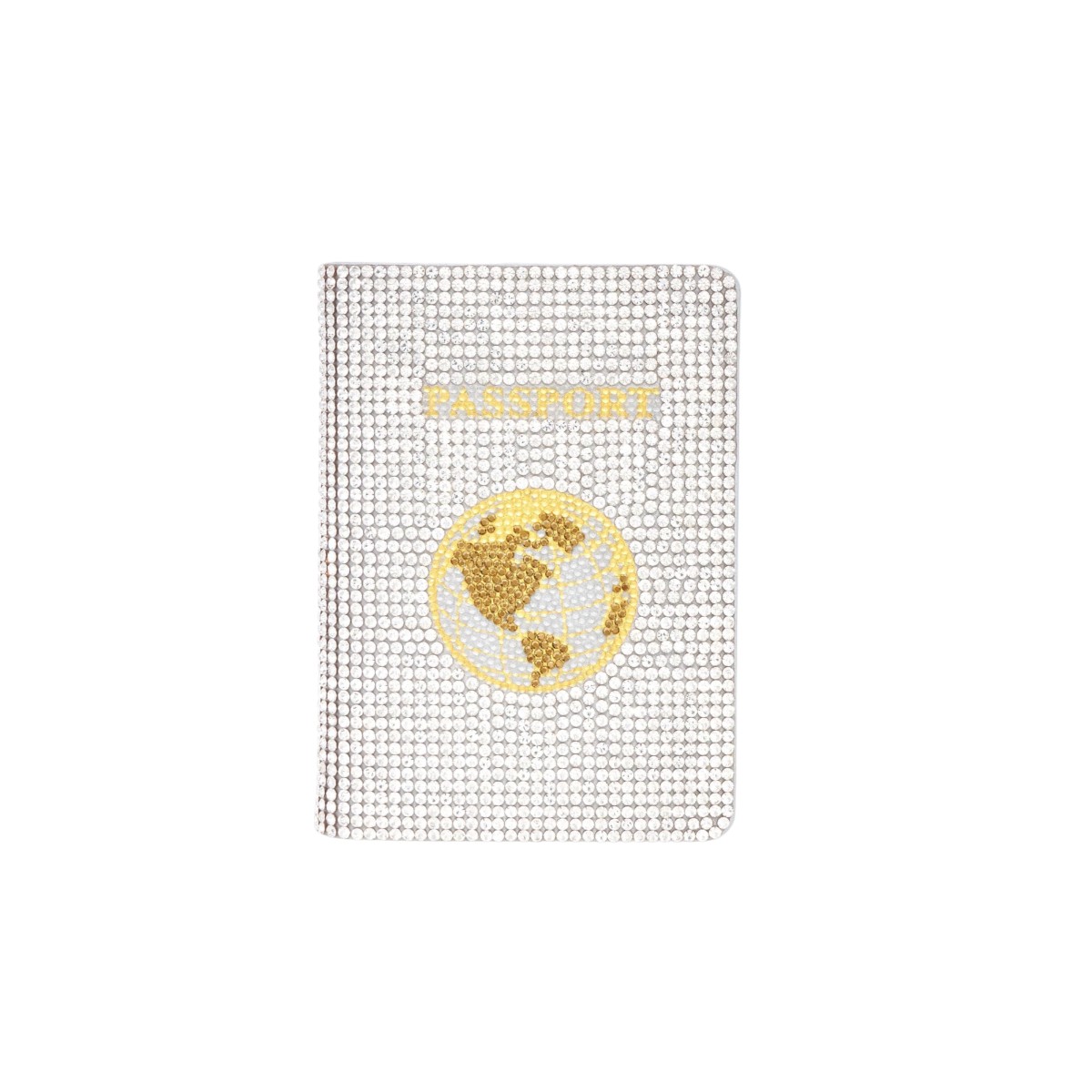 Judith Leiber Traveler Passport Holder, Silver