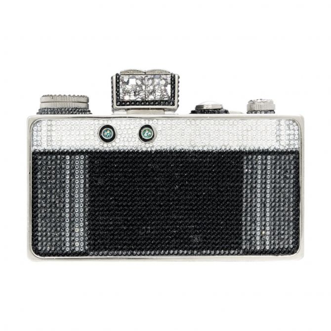 Judith Leiber mini clutch sunglass holder- with Box Judith Leiber NIB Leather mini clutch sunglass holder w  main image 3