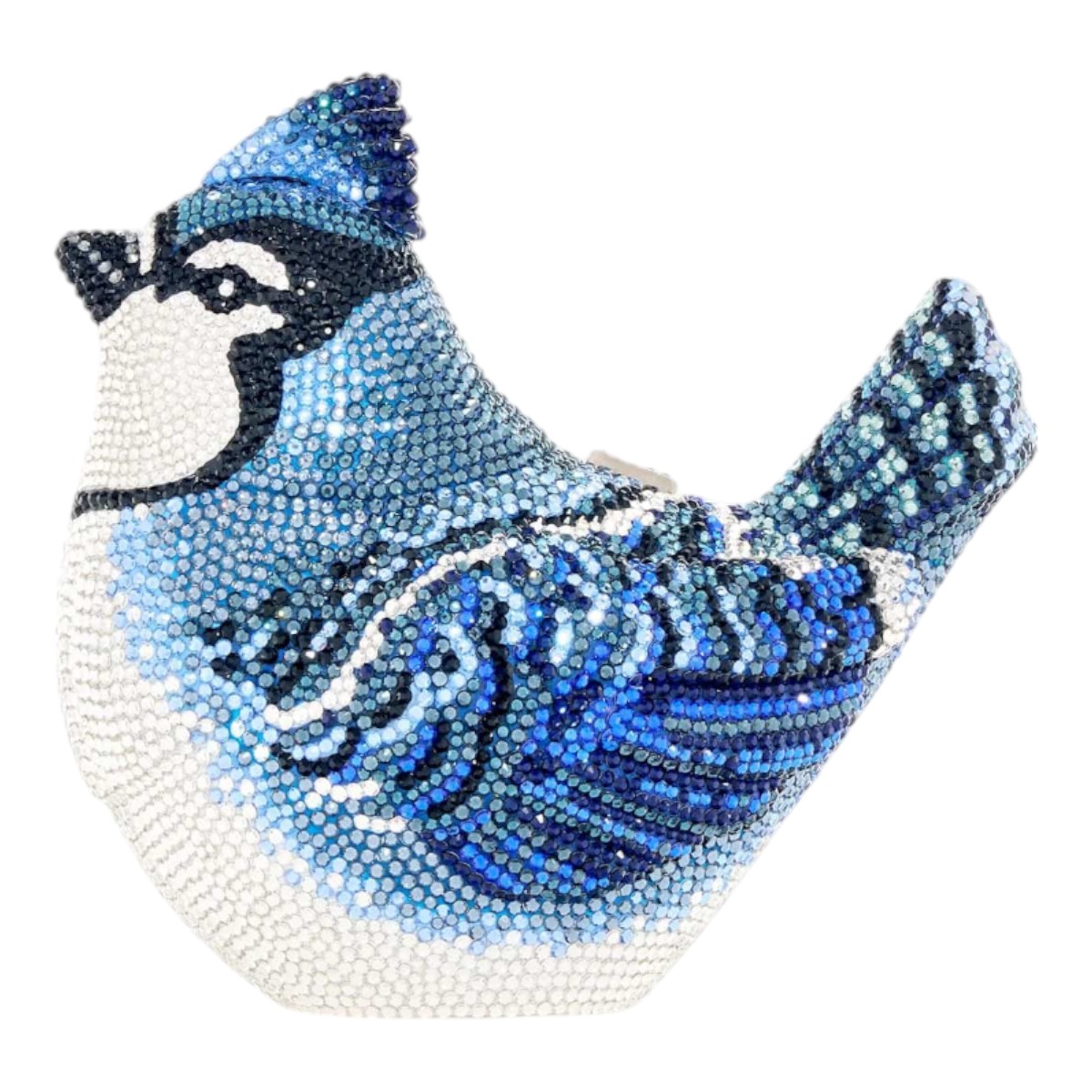 Judith Leiber Bird Clutch, Blue Jay