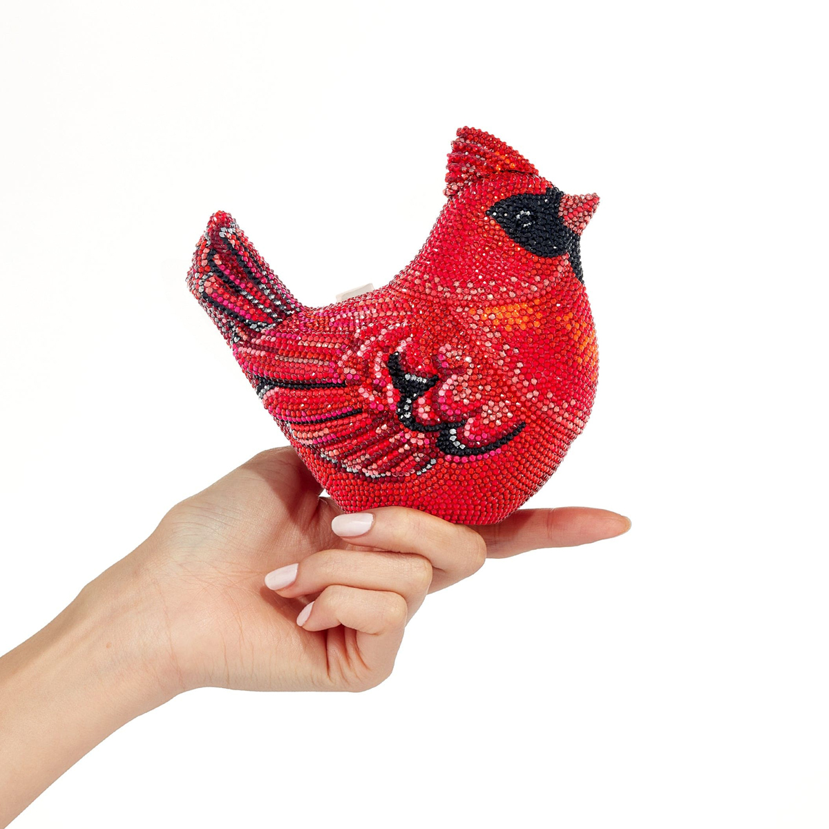 Judith Leiber Bird Clutch, Cardinal