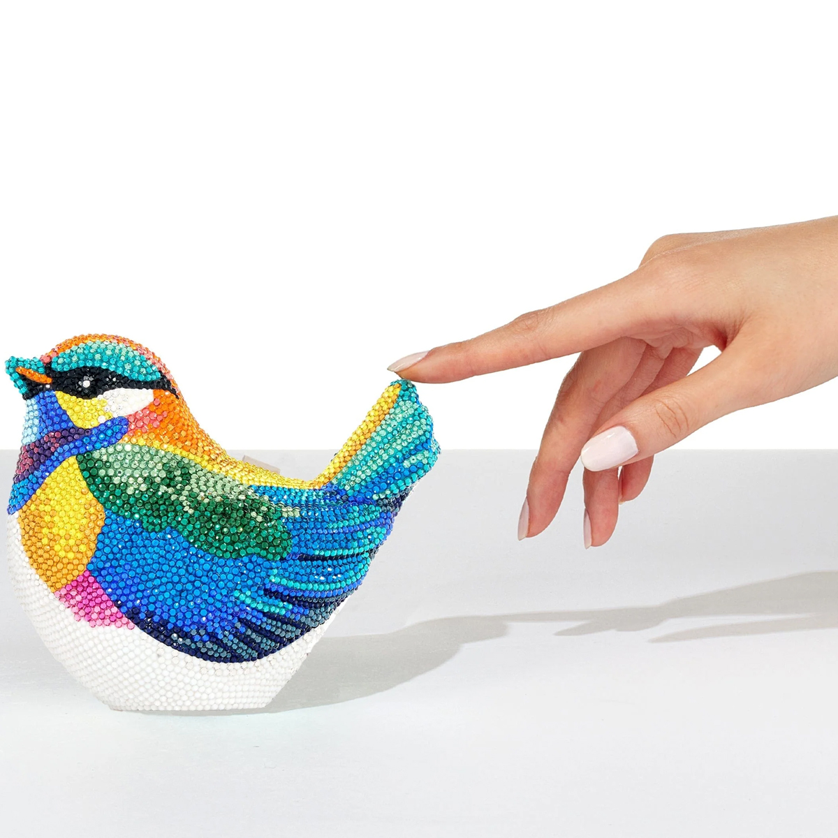 Judith Leiber Bird Clutch, Chickadee