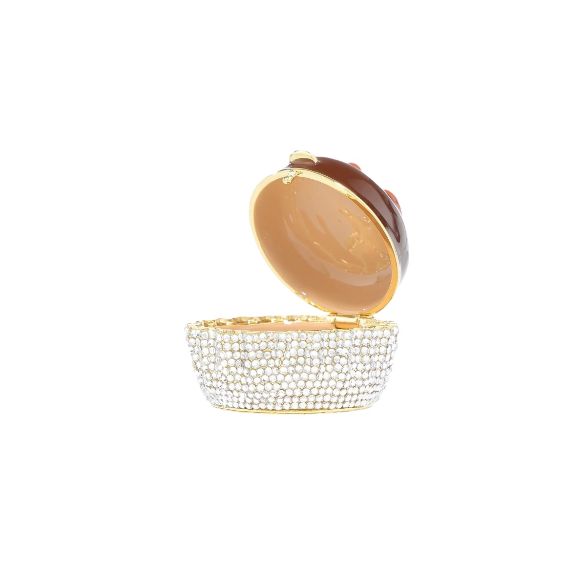 Judith Leiber Bonbon Miniature Milk Chocolate Pillbox
