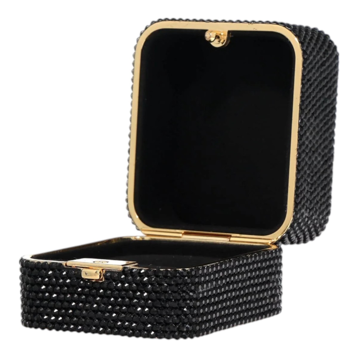 Judith Leiber Miniature Say Yes Box, Jet Black