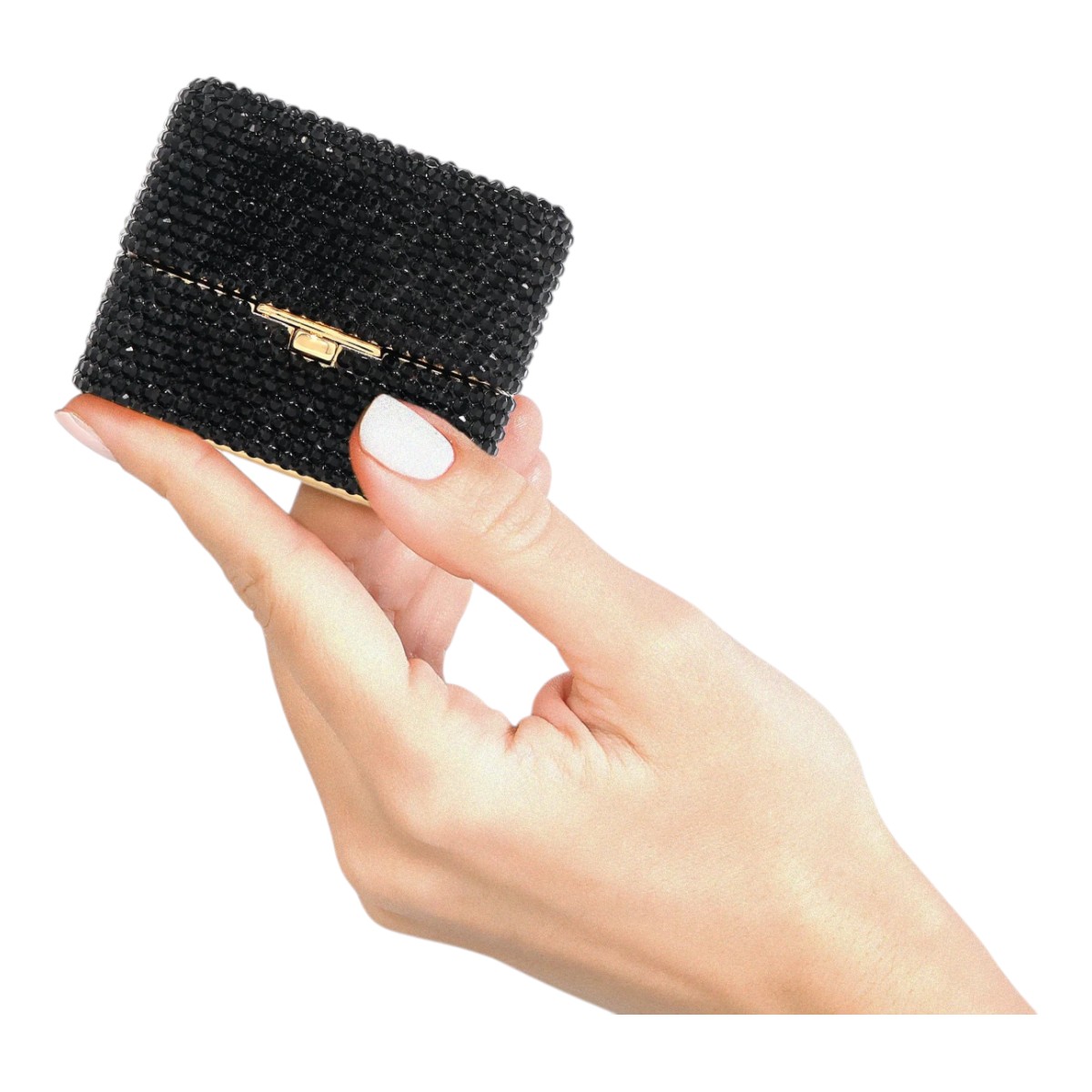 Judith Leiber Miniature Say Yes Box, Jet Black