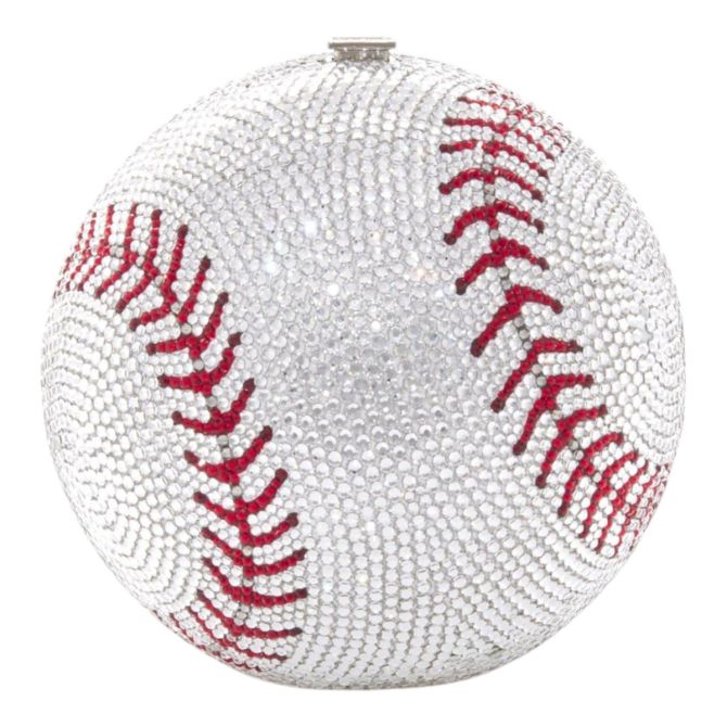 Judith Leiber Baseball Clutch