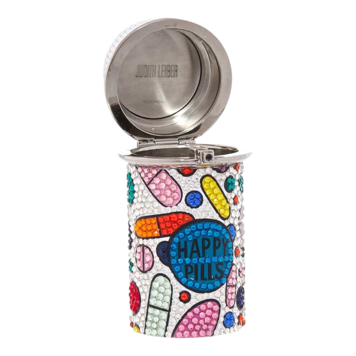 Judith Leiber Prescription Bottle Pillbox, Pill Popper