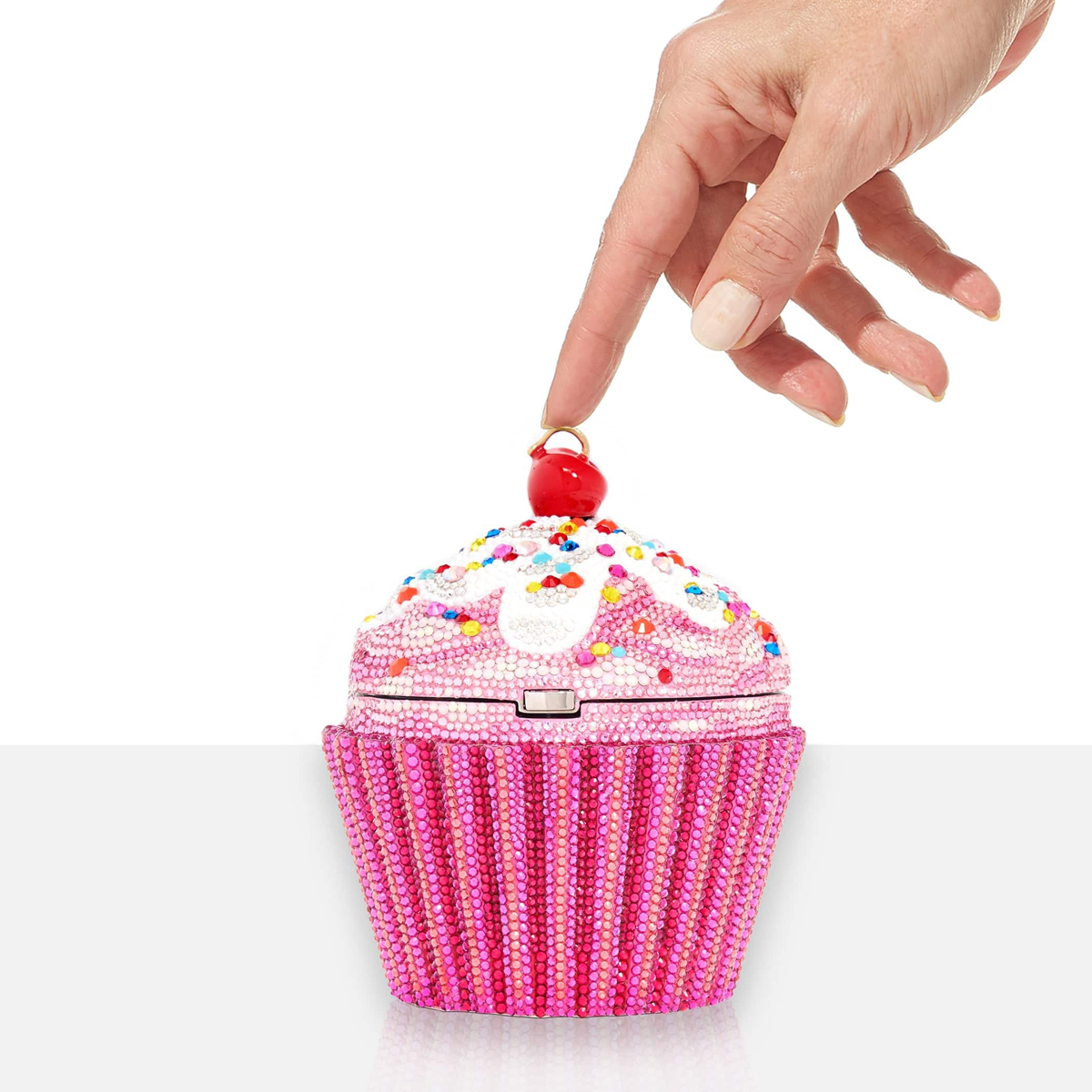 Judith Leiber Cupcake Clutch, Cherry