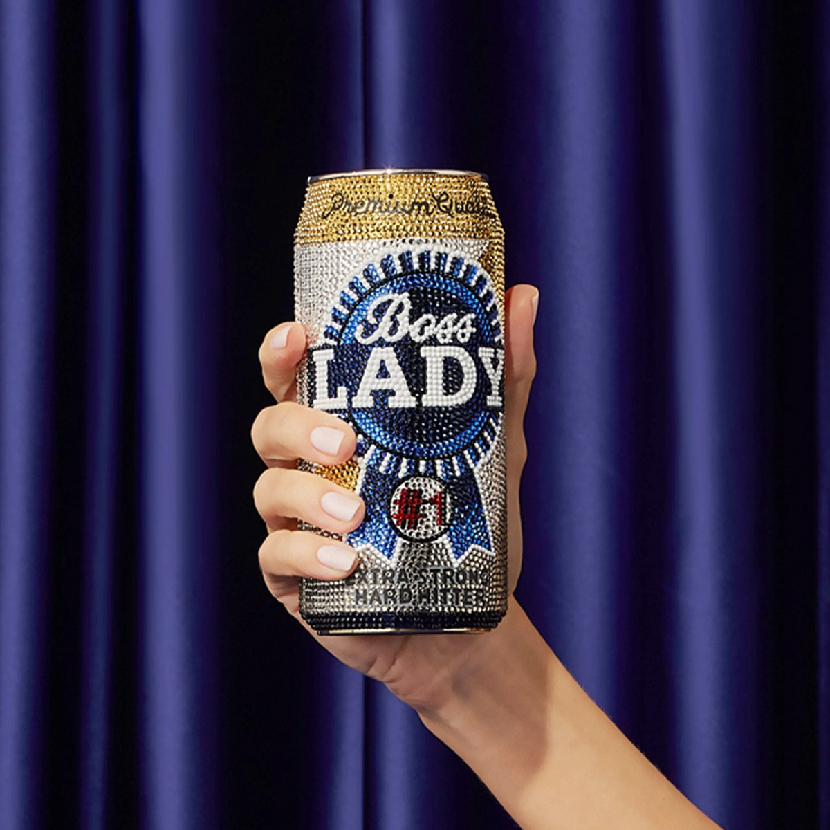 Judith Leiber Beverage Can Clutch, Boss Lady