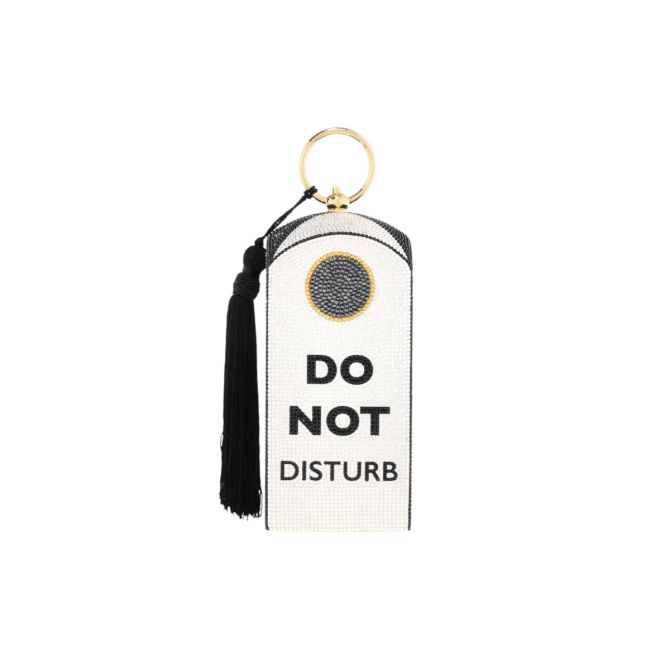 Judith Leiber Rectangle Dome Clutch, Do Not Disturb