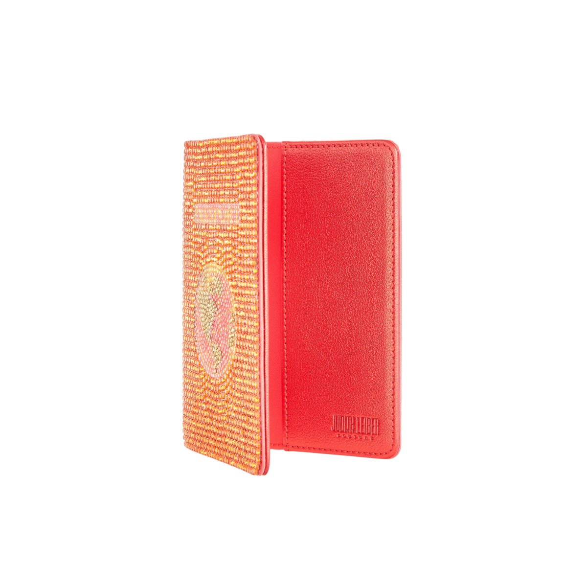 Judith Leiber Traveler Passport Holder, Orange