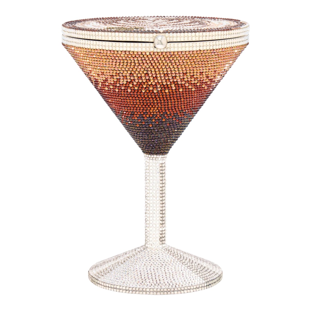 Judith Leiber Martini Clutch, Espresso