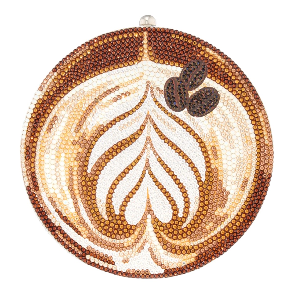 Judith Leiber Martini Clutch, Espresso