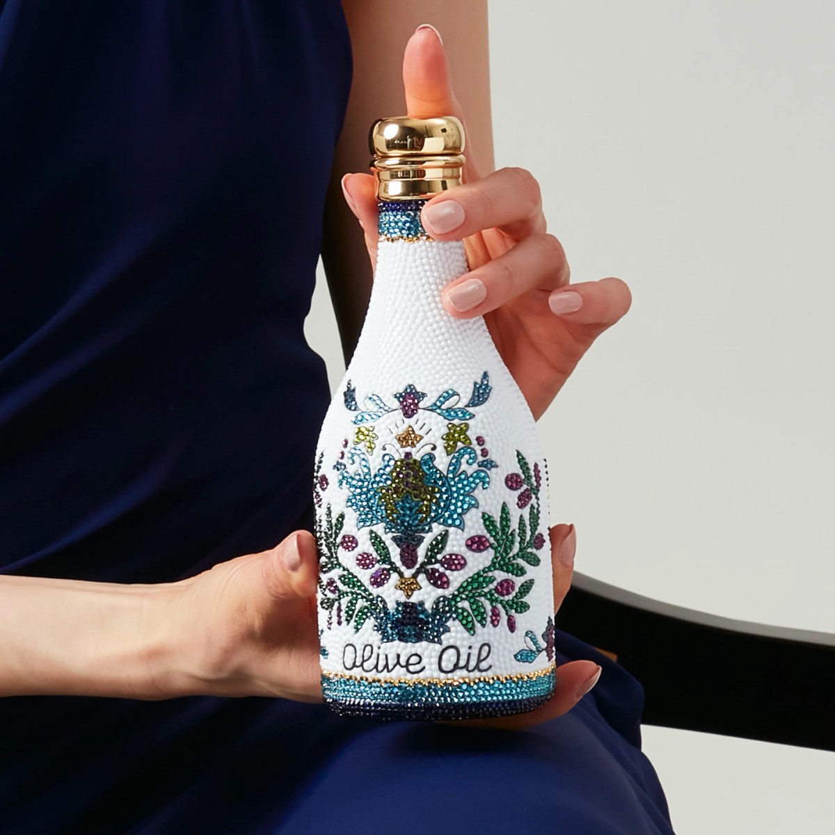 Judith Leiber Bottle Clutch, Olive Oil