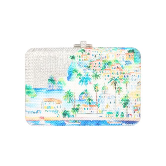 Judith Leiber Slim Slide Clutch, Costa