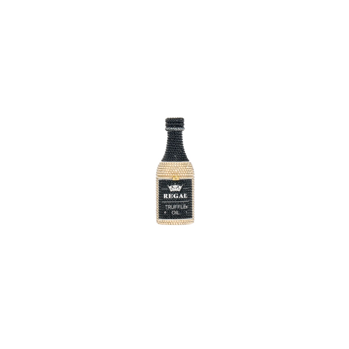 Judith Leiber Mini Bottle Pillbox, Truffle Oil